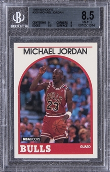 1989-90 Hoops #200 Michael Jordan - BGS NM-MT+ 8.5